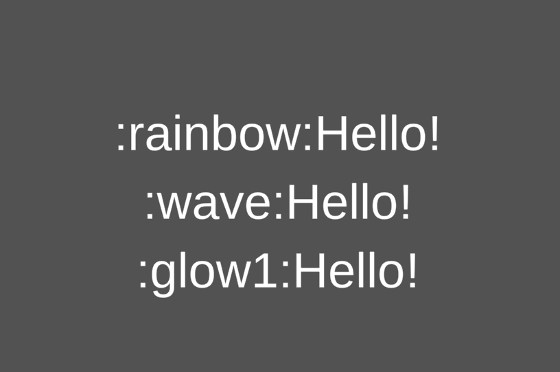 Animated Text